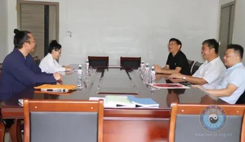 广西壮族自治区宗教团体服务中心相关负责人到广西道教协会调研