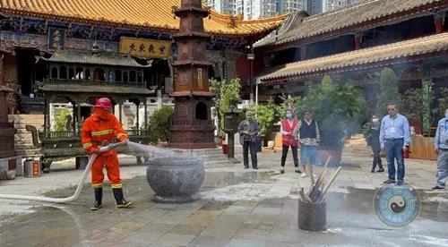 昆明市民族宗教委在真庆观举办2021年度消防法规学习暨消防安全培训