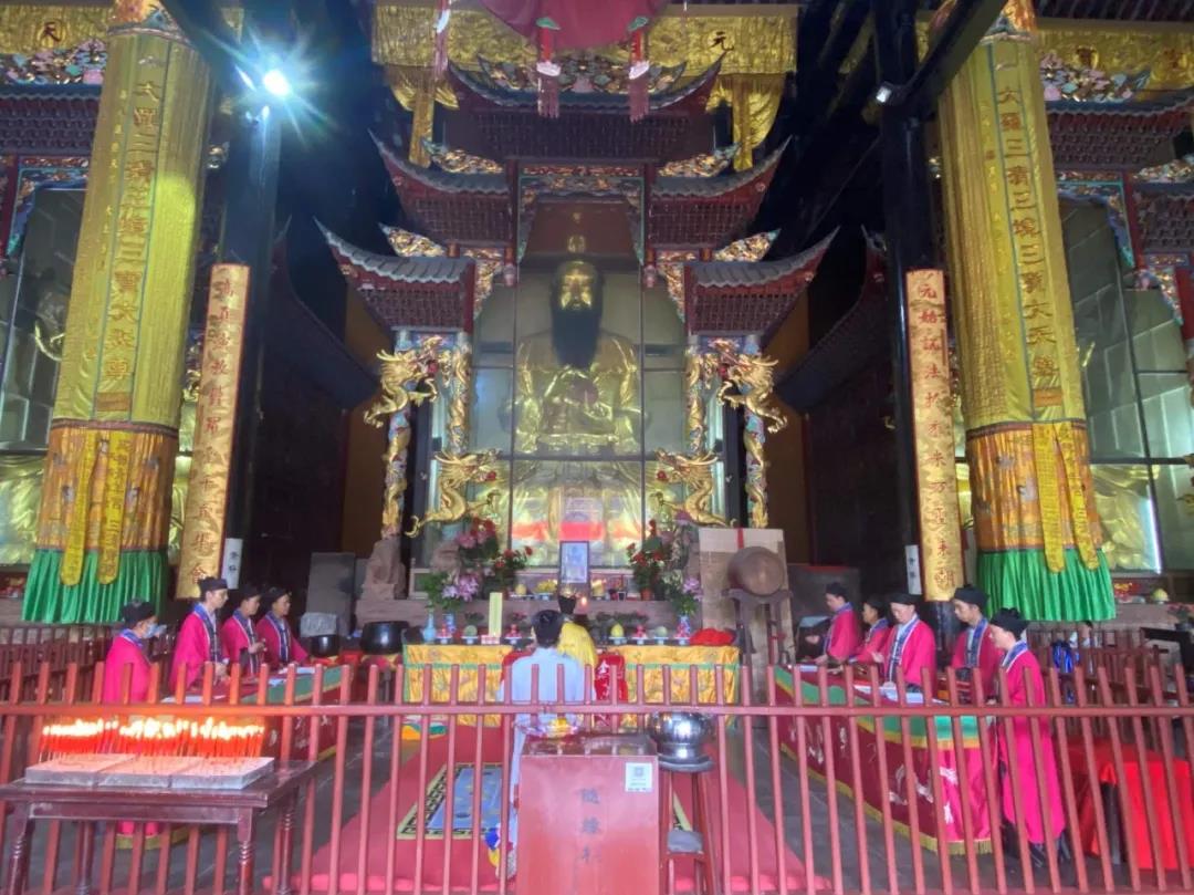 青羊宫举行纪念抗战胜利76周年和平祈祷法会