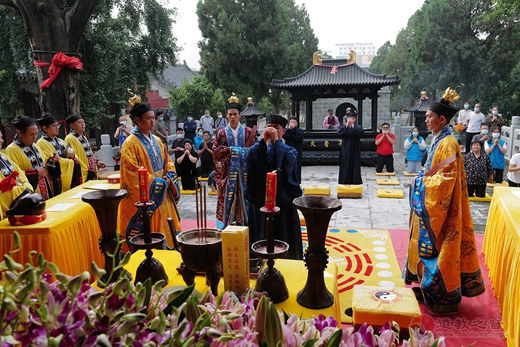 泰山道教举办纪念抗战胜利76周年祝祷“国祚运隆·世界和平”祈福迎祥法会-道音文化