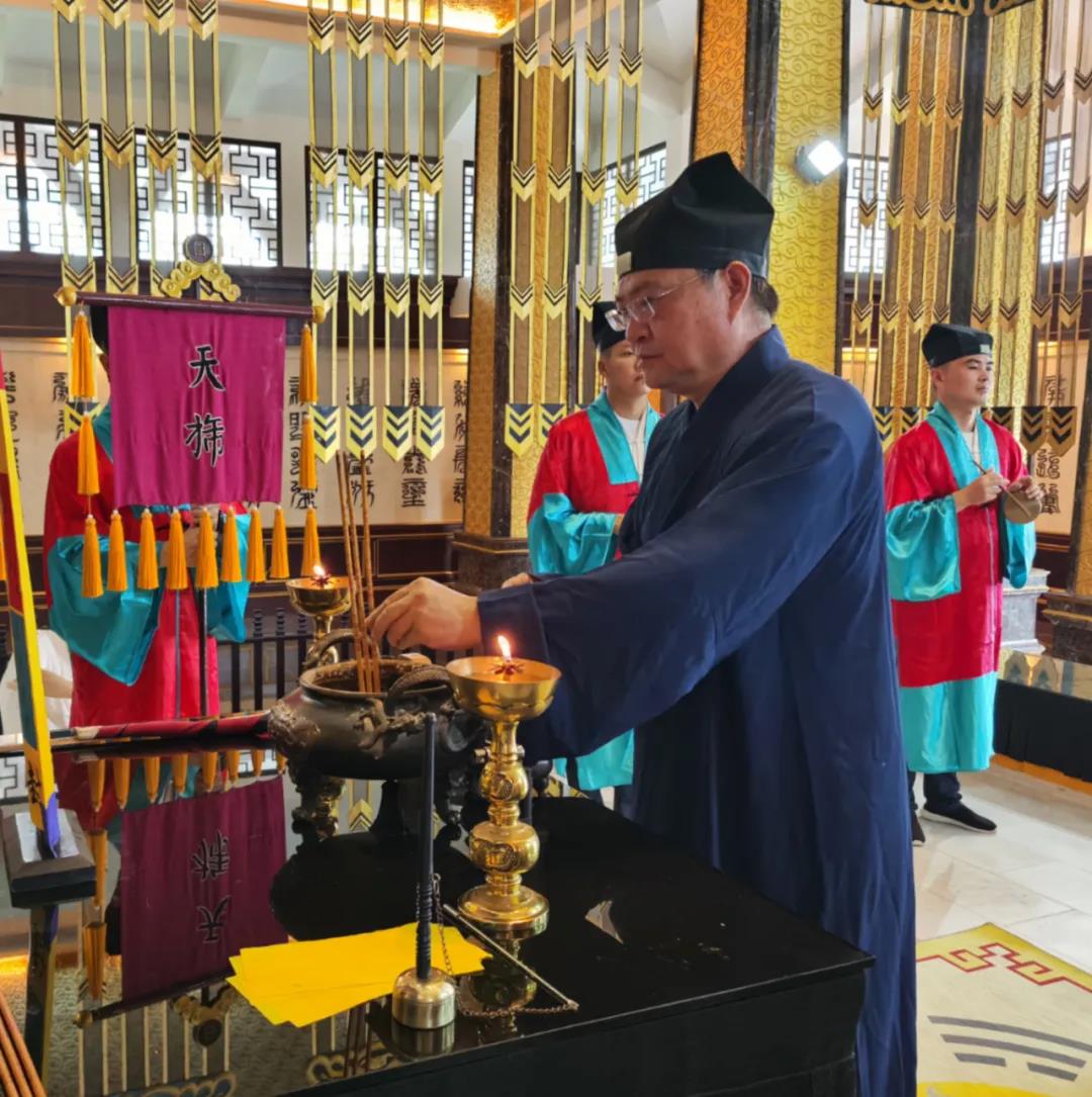 茅山道院举行纪念中国人民抗日战争暨世界反法西斯战争胜利76周年和平祈祷法会-道音文化