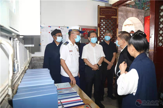 云南省人大常委会副主任杨福生一行莅临昆明市真庆观检查-道音文化