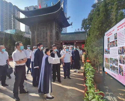 云南省人大常委会副主任杨福生一行莅临昆明市真庆观检查-道音文化