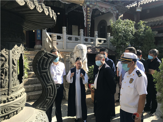 云南省人大常委会副主任杨福生一行莅临昆明市真庆观检查-道音文化