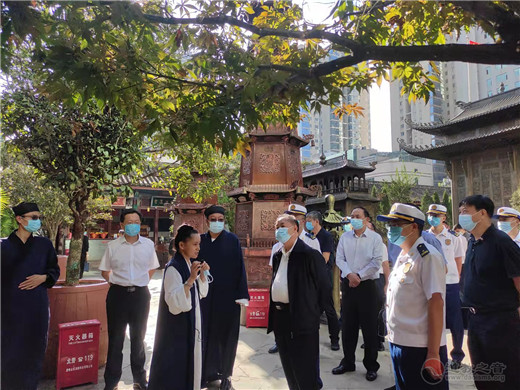 云南省人大常委会副主任杨福生一行莅临昆明市真庆观检查-道音文化