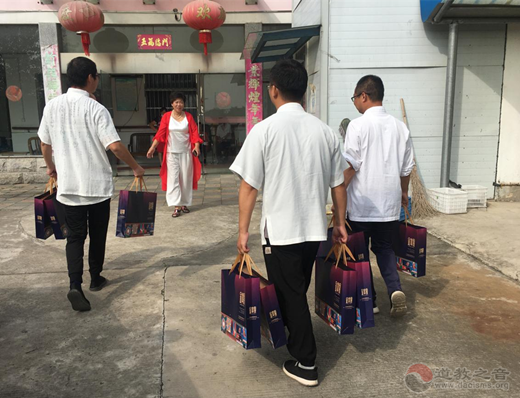 江苏省镇江市道协一行赴道缘夕阳红养老院中秋慰问