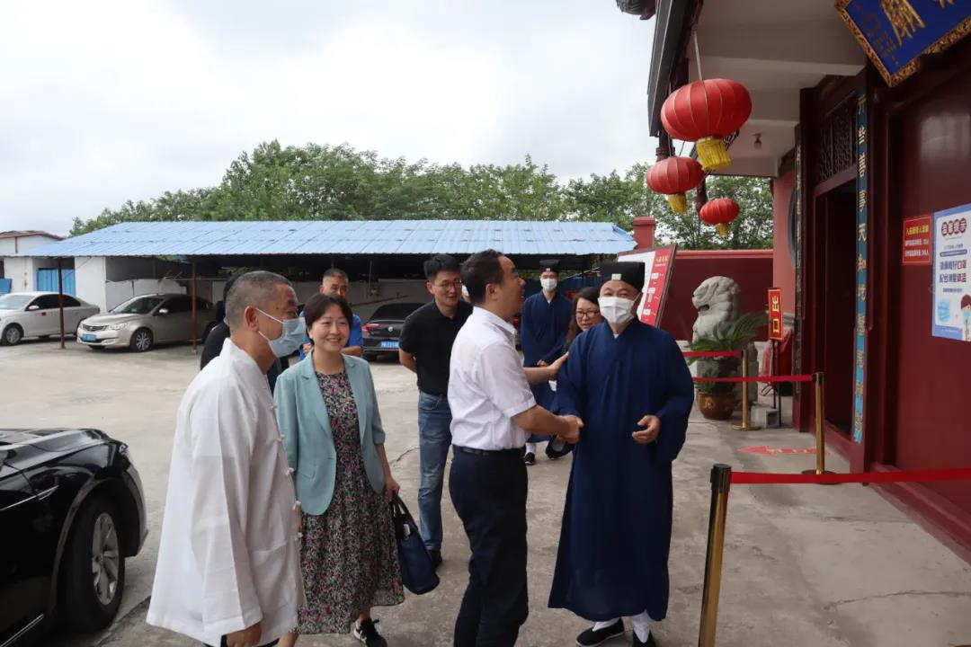 上海市委统战部副部长王霄汉一行赴上海道教学院慰问-道音文化