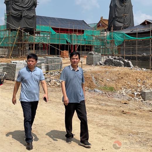 江苏省镇江市民宗局、镇江市道协一行赴大港华阳观调研-道音文化