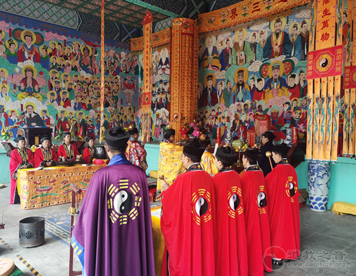 保定市唐县道协举办和平祈祷法会纪念中国抗战胜利76周年-道音文化