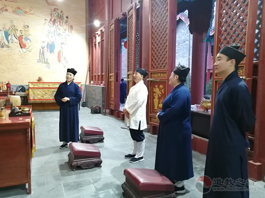 山东省道教协会会长张诚达道长莅临青州市三官庙检查指导工作-道音文化