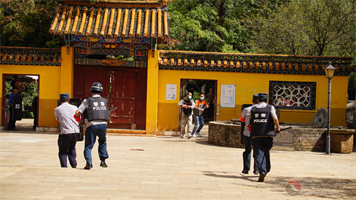 云南省道教协会龙泉观开展国庆节前“反恐防暴”演练暨消防安全检查工作-道音文化