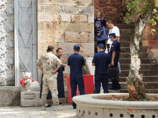 云南省道教协会龙泉观开展国庆节前“反恐防暴”演练暨消防安全检查工作-道音文化