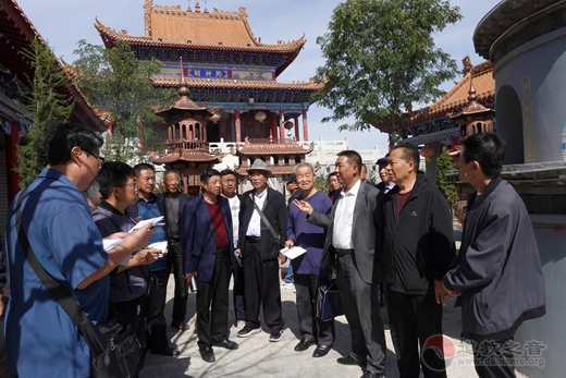 陕西榆林市关公文化研究会考察长城沿线民众信仰关公习俗-道音文化