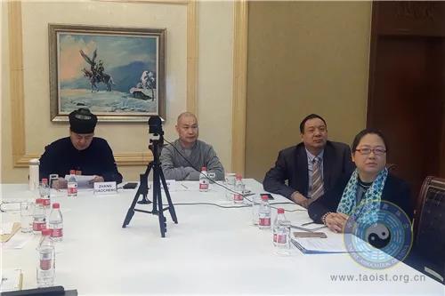 中国道教协会副会长张高澄道长出席世界和传统宗教领袖大会秘书处会议