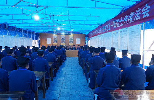 湖北省道教协会2021（辛丑）年九宫山瑞庆宫正一派道士传度活动圆满举行