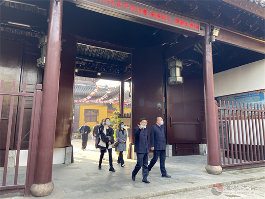 无锡水仙道院参访团一行赴苏州城隍庙交流参访-道音文化