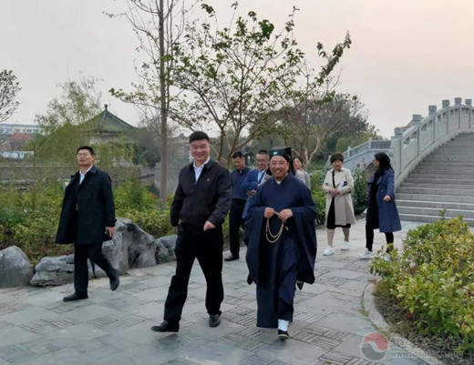 江苏省启东市常务副市长蔡毅赴崇贞观及道教协会调研道教工作