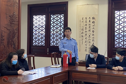 苏州城隍庙开展消防安全知识讲座