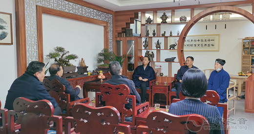 陕西省人大常委会党组副书记、副主任姜锋一行赴紫阳县真人宫检查-道音文化