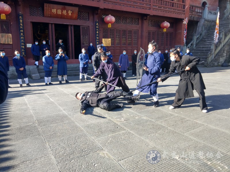 武当山道教协会2021年开展反恐防暴演练-道音文化