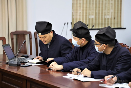 苏州玄妙观组织道众深入学习贯彻党的十九届六中全会精神
