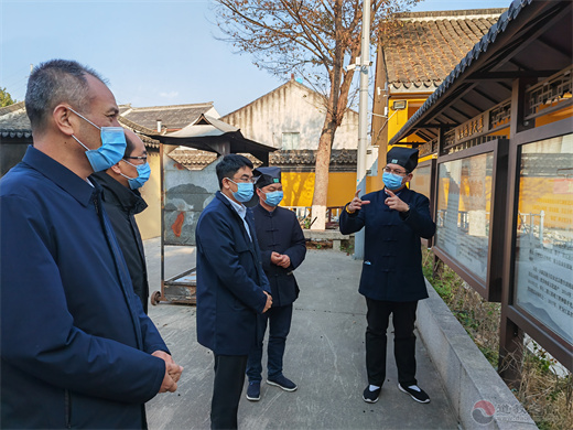 昆山市委统战部负责人督导石牌东岳庙疫情防控和安全工作-道音文化