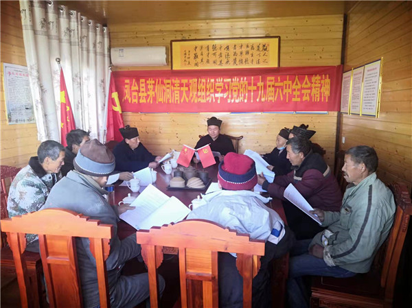 凤台县道教界组织学习宣传贯彻党的十九届六中全会精神-道音文化