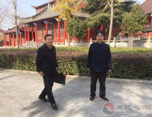 镇江市高新区管委会刘晓虎副主任走访润州道院