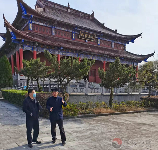 镇江市高新区管委会刘晓虎副主任走访润州道院