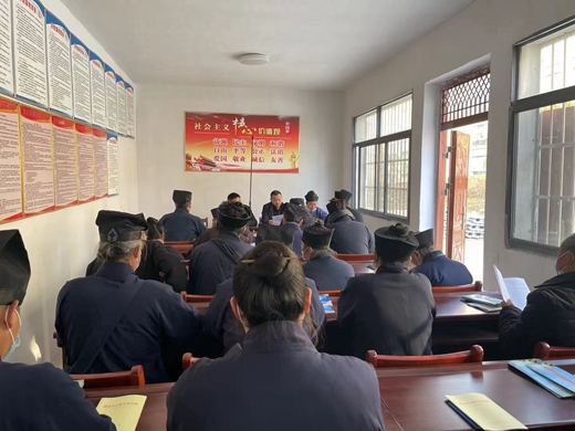 赤壁市道教协会组织学习十九届六中全会精神及全国宗教会议精神