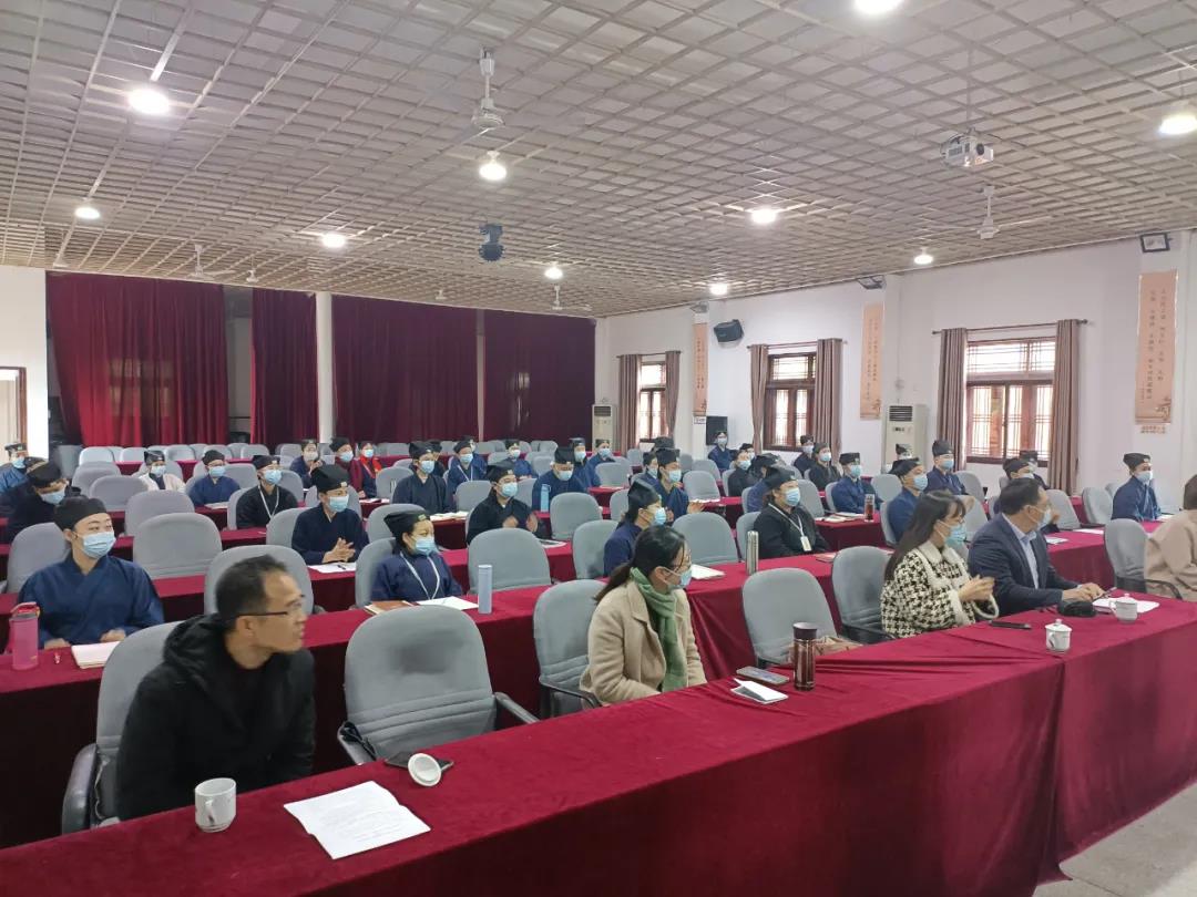福建省民族宗教厅“四史”进宗教院校宣讲活动在海峡道教学院举行