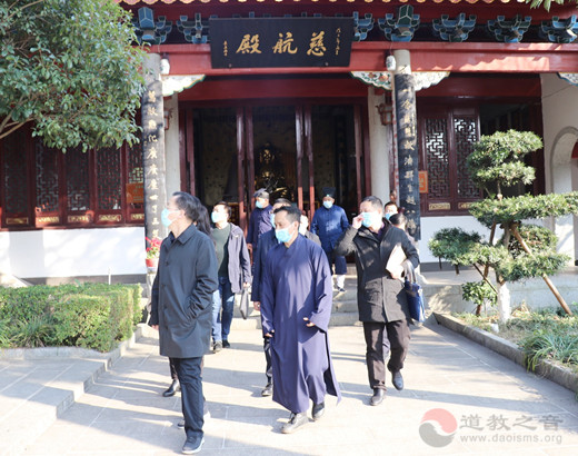 湖南省民宗委党组副书记、副主任胡建新一行调研邵阳道教工作