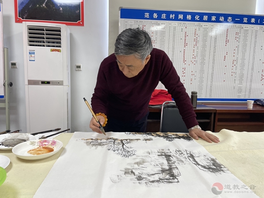 “喜迎冬奥 新春送福”北京市道教协会迎新春送春联活动怀柔分会在关公庙举办