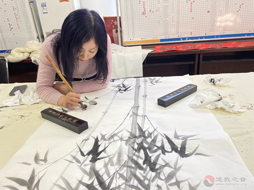 “喜迎冬奥 新春送福”北京市道教协会迎新春送春联活动怀柔分会在关公庙举办