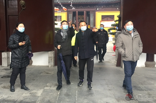 姑苏区多部门到苏州城隍庙联合检查“春节”防疫安保工作