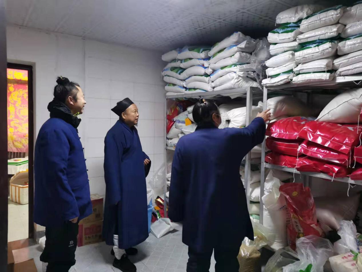 湖北省道教界积极应对雨雪天气