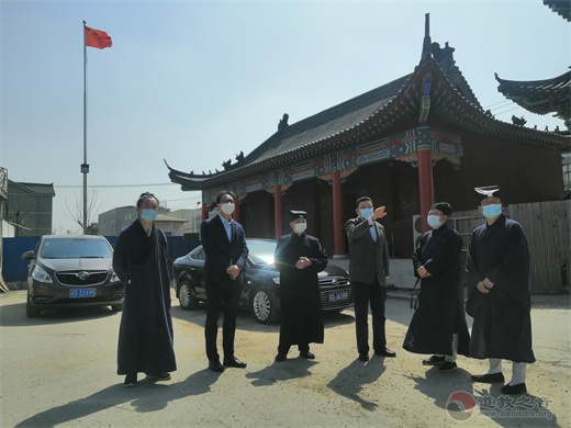 常州市民宗局领导视察常州道教活动场所