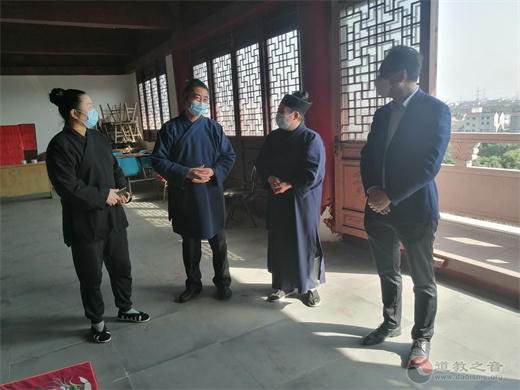 常州市民宗局领导视察常州道教活动场所