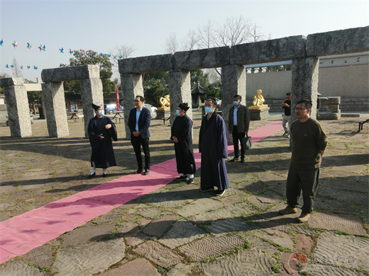 常州市民宗局领导视察常州道教活动场所
