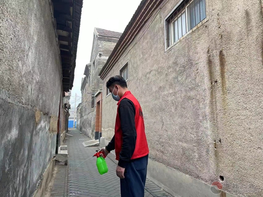 淄博周村三星庙支援社区防疫工作