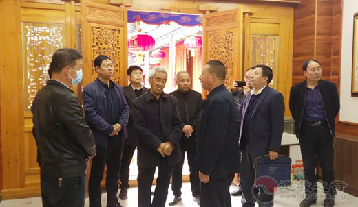 陇南市民宗委深入市道教协会调研指导工作
