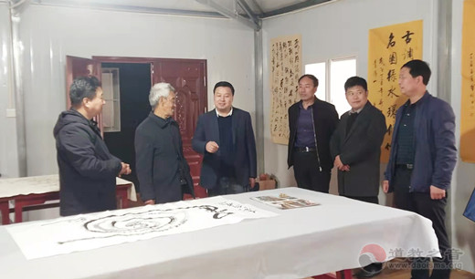 陇南市民宗委深入市道教协会调研指导工作