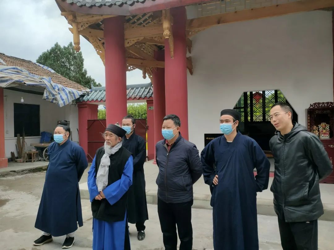 成都市道协赴温江区、郫都区调研道教工作