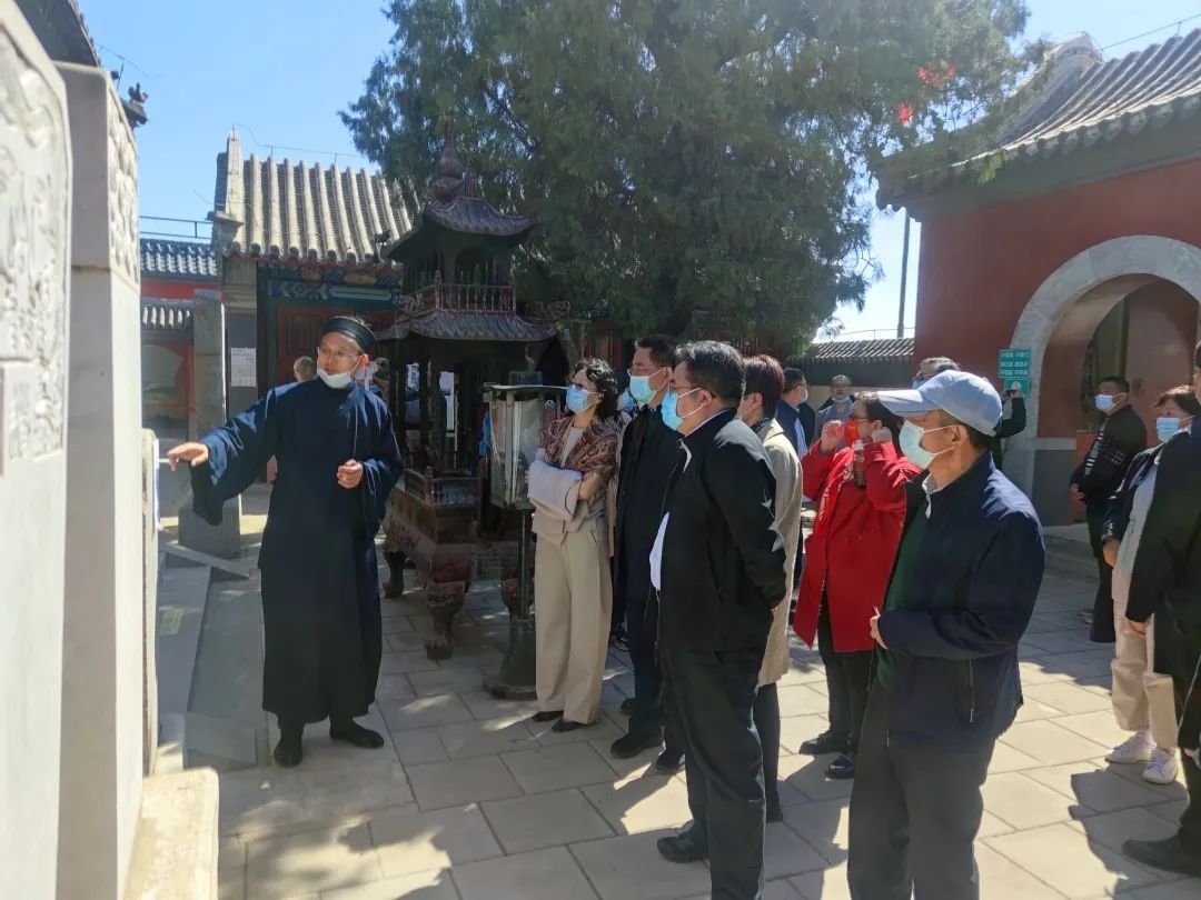 北京市人大民宗侨外事办赴平谷区药王庙开展“宗教中国化”调研