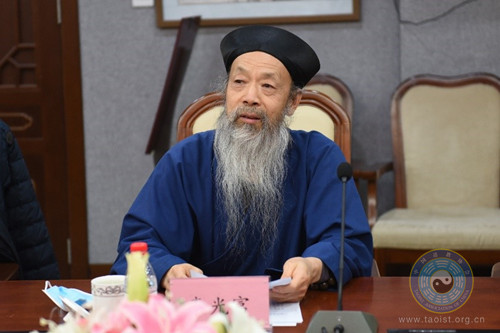 中央社会主义学院党组书记、第一副院长吉林一行到中国道教协会座谈交流