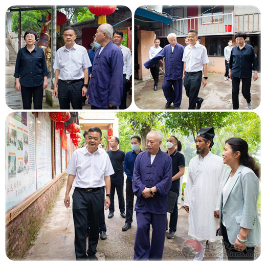 桂林市委常委、统战部部长蒋育亮率队到桂林市白云观开展走访调研工作