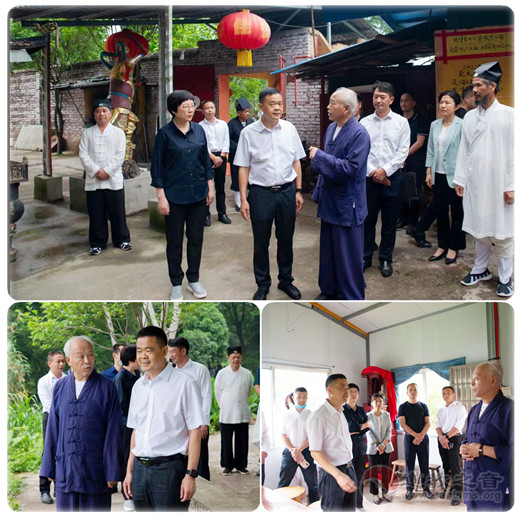 桂林市委常委、统战部部长蒋育亮率队到桂林市白云观开展走访调研工作