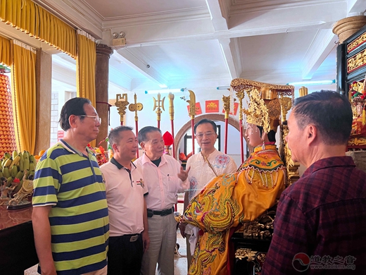 潮阳妈祖团体访福山妈祖主题园区