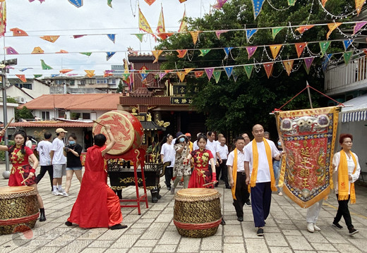 “延平郡王会香旗”巡台返厦 厦门朝宗宫古礼迎接