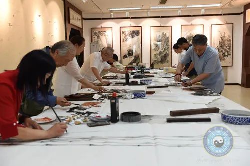 中国道教协会道家书画院举办“喜迎二十大、永远跟党走、奋进新征程”书画笔会
